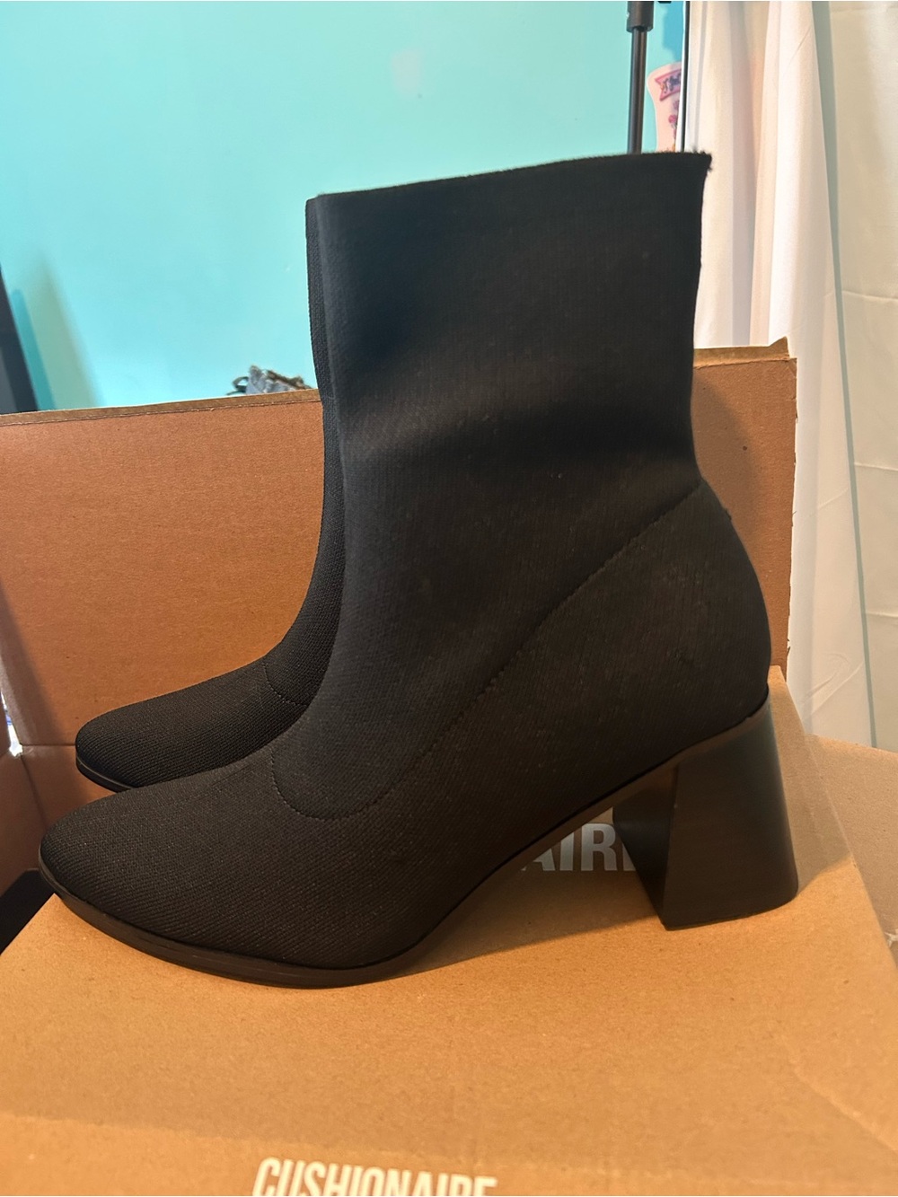 Women's Sterling Stretch Knit Boot in Black